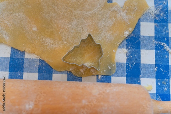 Obraz Plätzchenform, Weihnachten, ausstechen