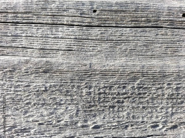 Fototapeta Wooden logs background image with space for text