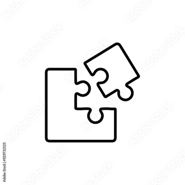 Fototapeta compatibility icon Flat symbol set outline