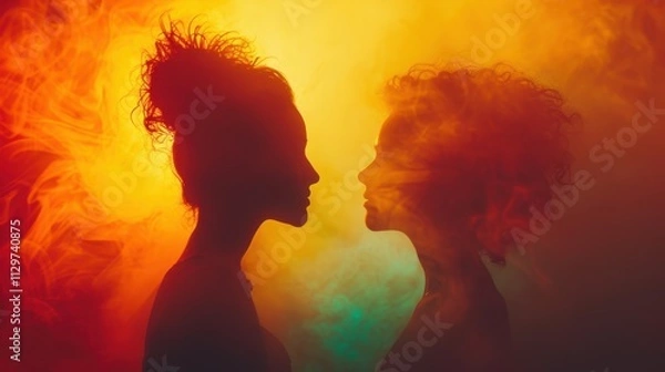 Fototapeta Vulnerability and Openness: Allowing vulnerability and openness creates stronger, more trusting relationships, where honesty leads to deeper, more meaningful connections.
