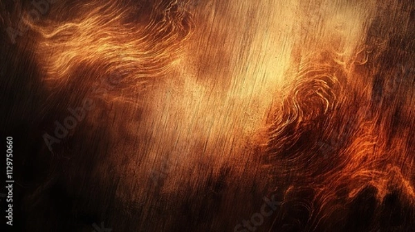 Fototapeta Warm Textured Wooden Background with Abstract Patterns and Tones