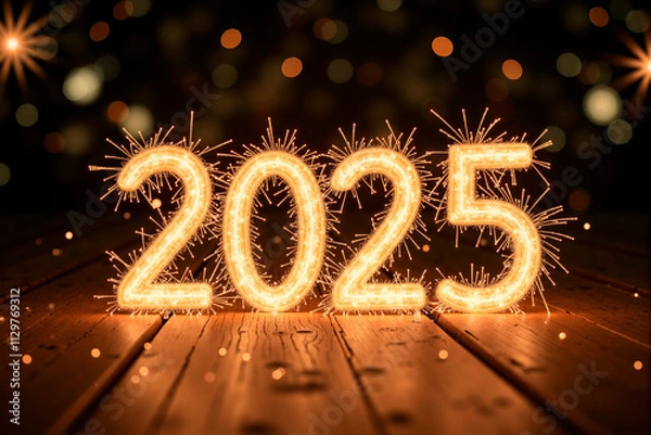 Obraz Feliz año nuevo 2025.