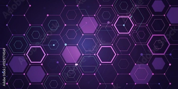 Obraz Colorful abstract background with different geometric patterns