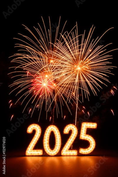 Obraz Feliz año nuevo 2025.