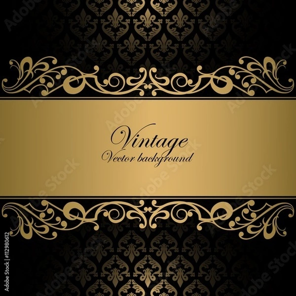 Fototapeta Vintage vector background