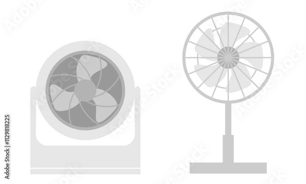 Fototapeta 扇風機とサーキュレーター
