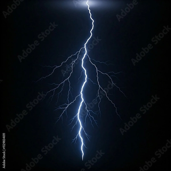 Obraz lightning in the night