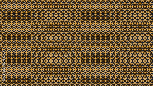 Fototapeta Yellow Abstract Geometric Line Pattern with dark background