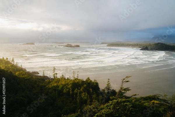 Obraz storm on the beach