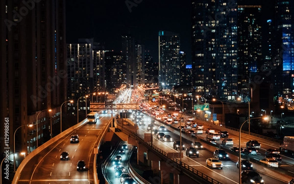 Obraz traffic in the city