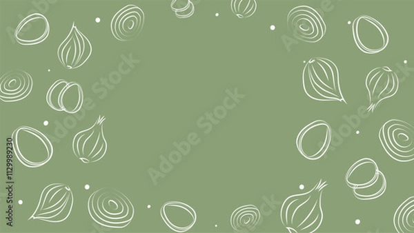 Fototapeta Лук Еда фон 14