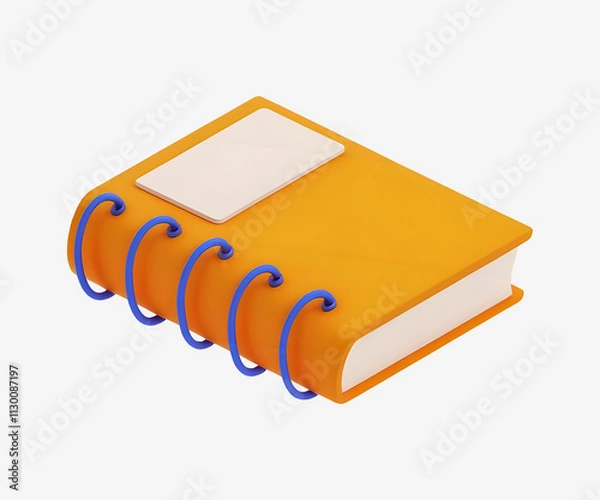 Fototapeta Dictionary Book 3D Illustration