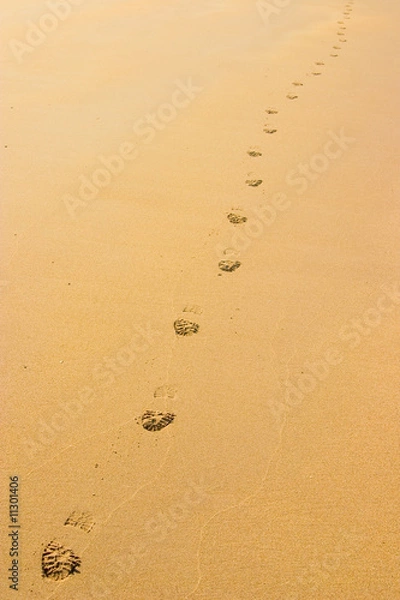 Obraz Footprints in Sand