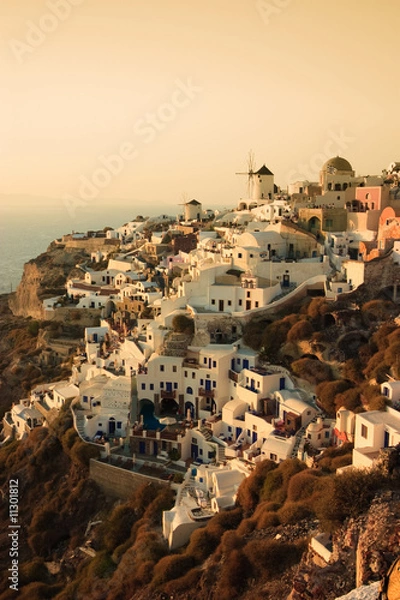 Obraz Santorini Sunset