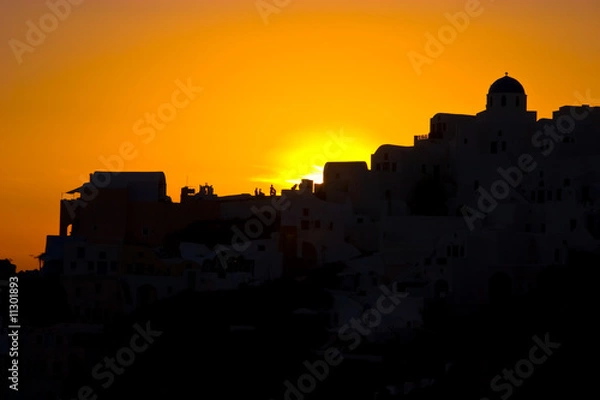Obraz Santorini Sunset