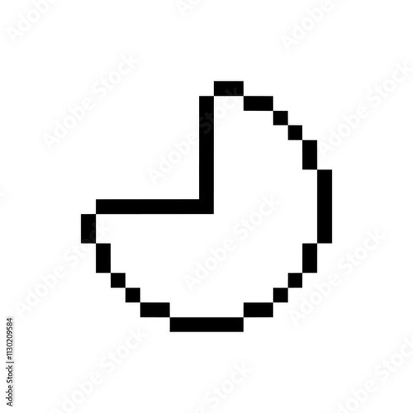 Obraz abstract shape retro pixel art
