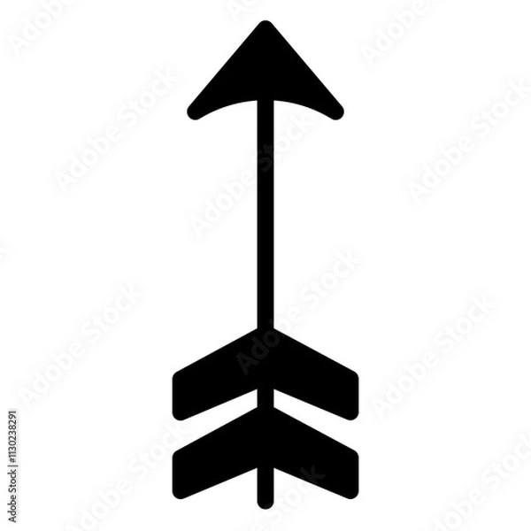 Obraz Aarow Cross Hunting Glyph Icon