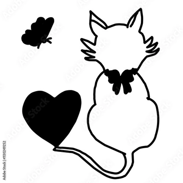 Obraz Cat with love