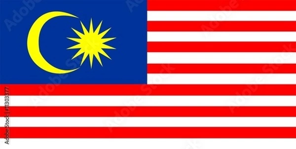 Obraz Malaysia Flag
