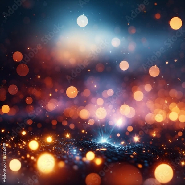 Obraz abstract background with bokeh