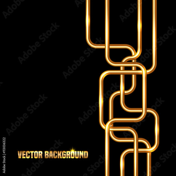 Fototapeta Abstract background with tubes
