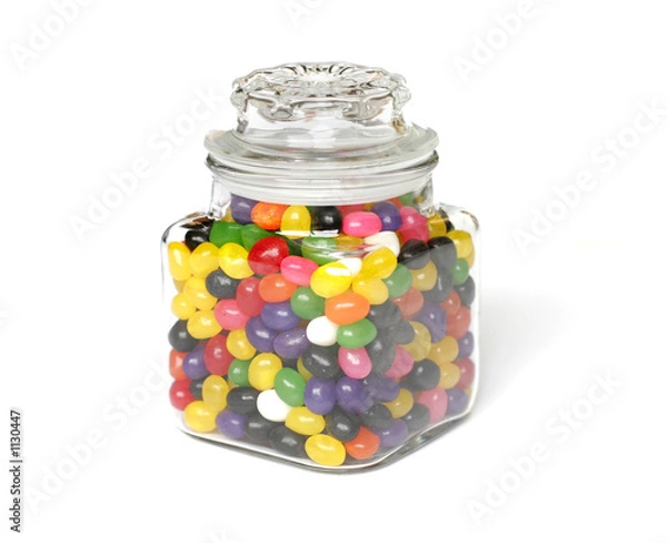 Obraz cukierki w słoiku