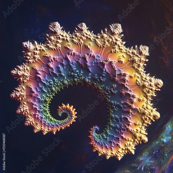 Obraz The Ancient Chaos declares mandelbrot rainbows and everyone cheered