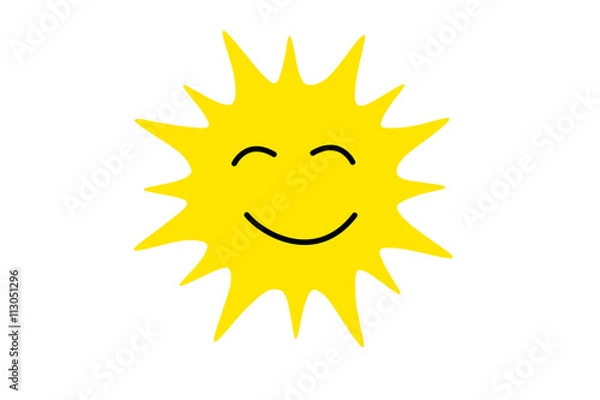 Obraz Sleepy funny sun