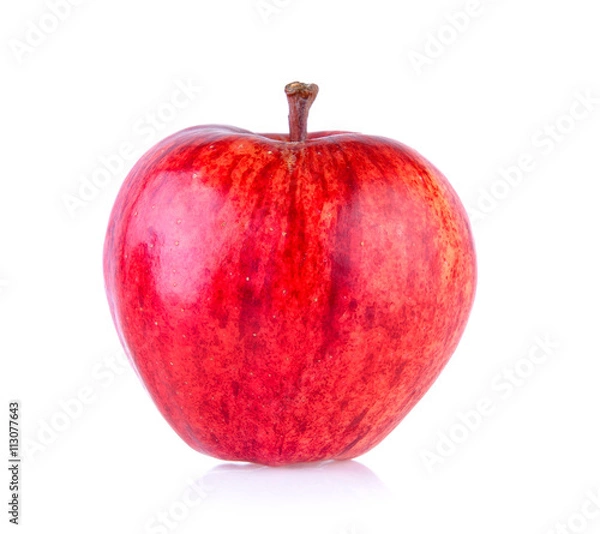 Fototapeta red apple on white background