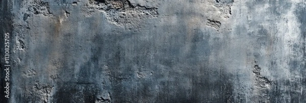 Fototapeta Dark gray concrete wall background with a grungy texture.