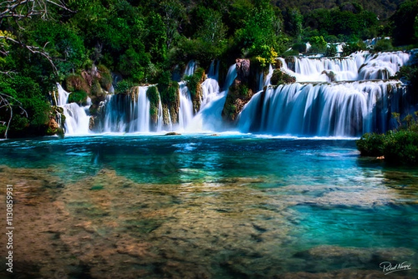 Fototapeta Waterfall Krka Croatia