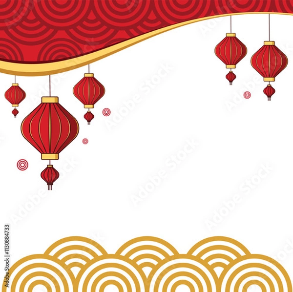 Fototapeta chinese new year decoration
