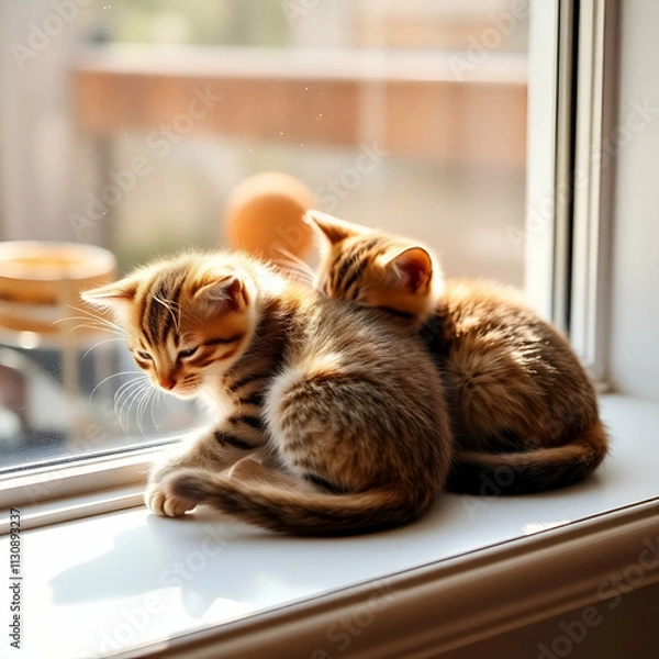 Obraz cat on the table