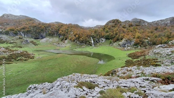 Obraz landscape with lake