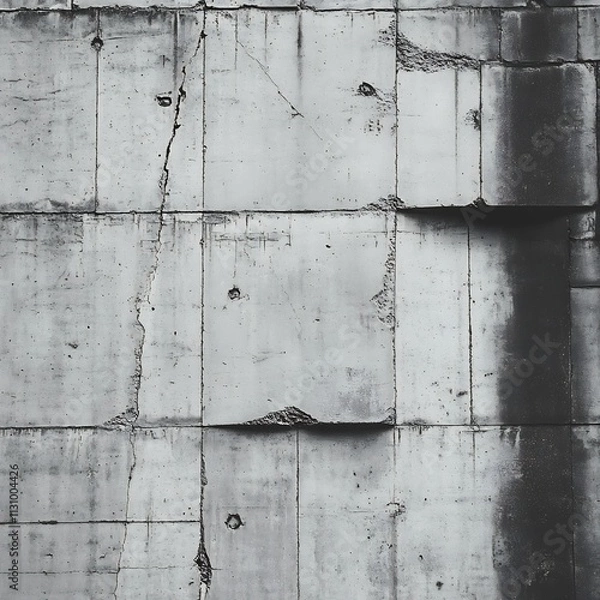 Obraz Weathered Concrete Wall Texture Abstract Geometric Pattern Modern Design Background