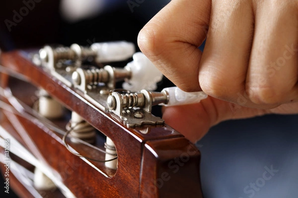 Obraz guitar tuning