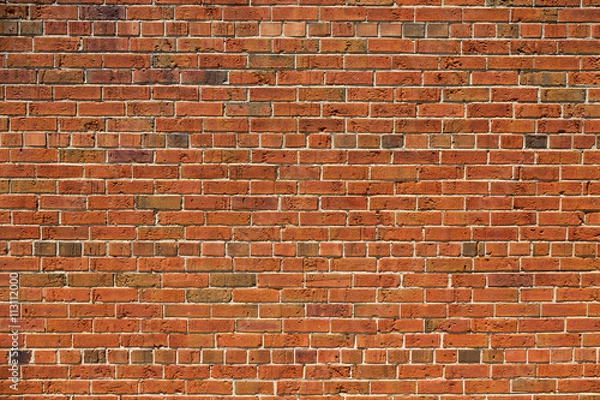 Fototapeta Brick wall, ideal for backgrounds and textures.