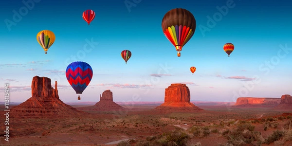 Obraz Their dream flight at dream place