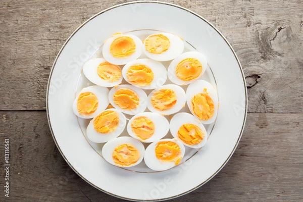 Fototapeta boiled eggs