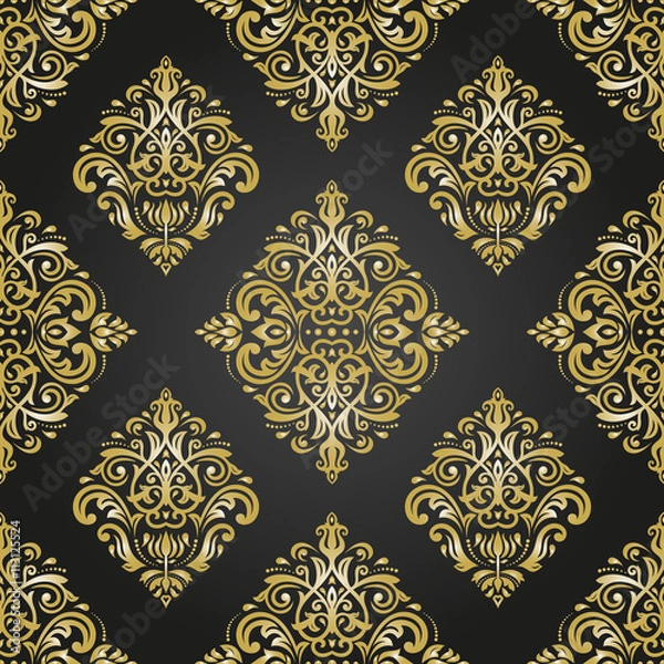 Fototapeta Seamless Vector Wallpaper in the Style of Baroque