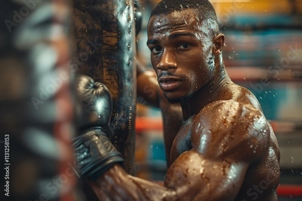 Obraz Shadowboxing drills for training