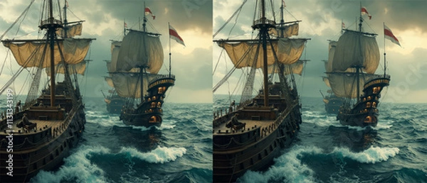 Obraz 3D SBS Side By Side Stereoscopic Image