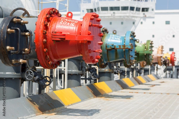 Obraz Kolektor towarowy cysterny.