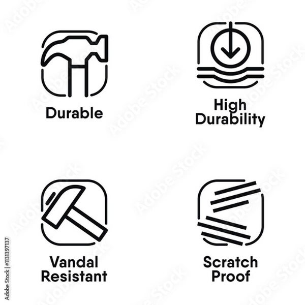 Fototapeta Durable, High Durability, Vandal Resistant, Scratch Proof information signs