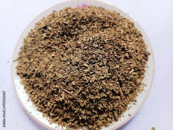 Obraz dried oregano leaves