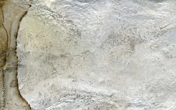 Fototapeta Close up of natural stone texture background. High resolution photo. Full frame. Abstract background and texture for design. Fossilized rock. Molten silver ingot, white metal.