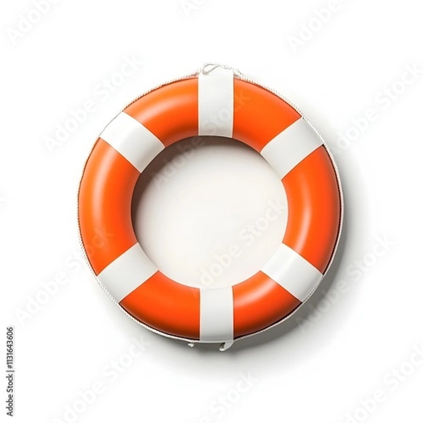 Obraz life buoy on white