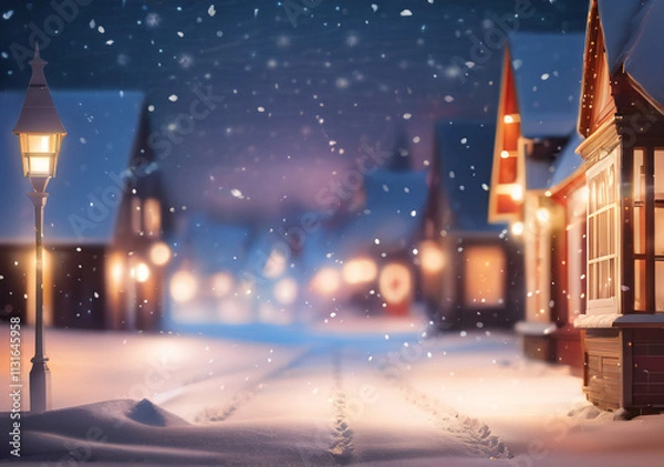 Obraz city in winter