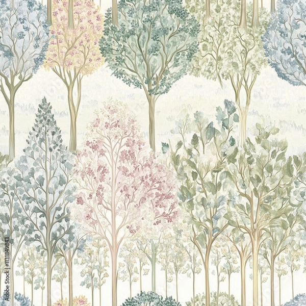 Obraz trees in winter