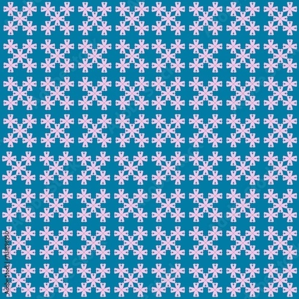 Fototapeta seamless pattern with shapes